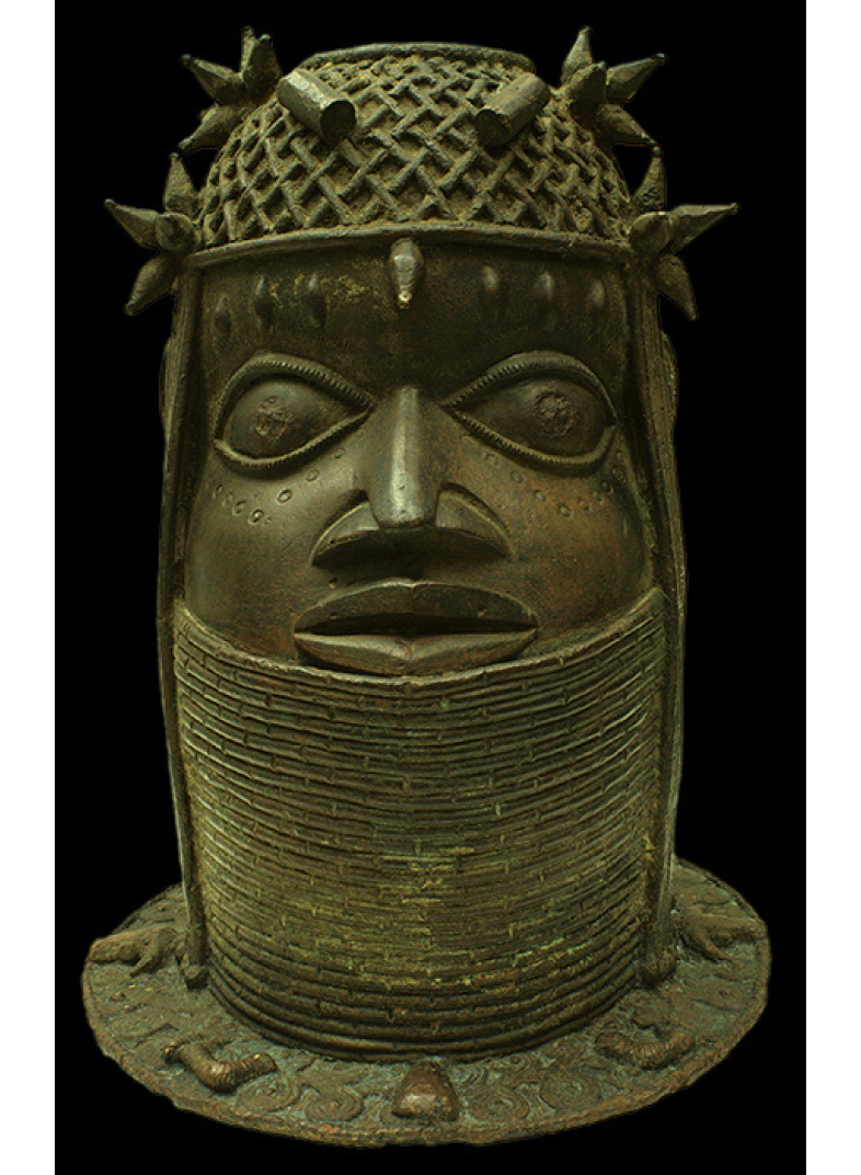 Commemorative head of an Oba (king)