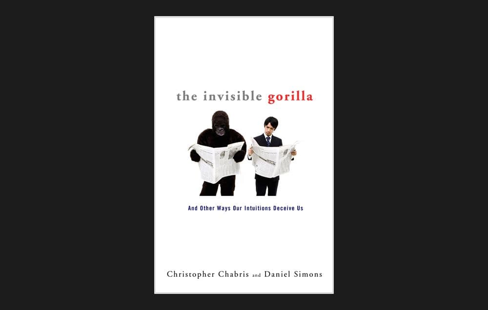 Book cover of the invisible gorilla